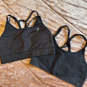 Gray/Black Sports Bra Set Gymshark and JoyLab Brand